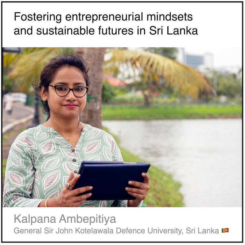 Express 8(3) Kalpana Ambepitiya Download PDF: Fostering entrepreneurial mindsets and sustainable futures in Sri Lanka by Kalpana Ambepitiya (General Sir John Kotelawala Defence University, Sri Lanka).