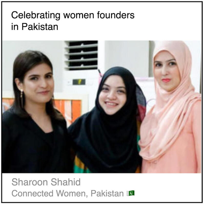 Express 3(3) Sharoon Shahid Download PDF: Celebrating women founders in Pakistan by Sharoon Shahid (Connected Women, Pakistan).